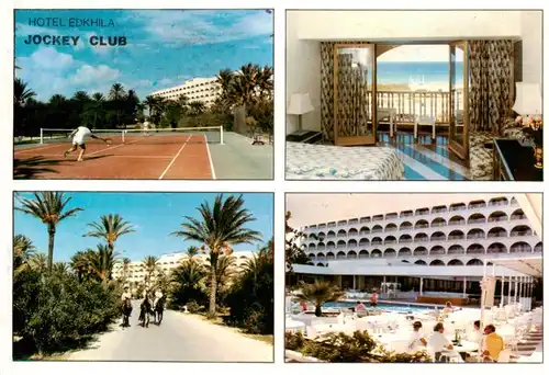 AK / Ansichtskarte 73917140 Monastir__Tunesia Hotel Edkhila Jockey Club Appartement Reiter Schwimmbad