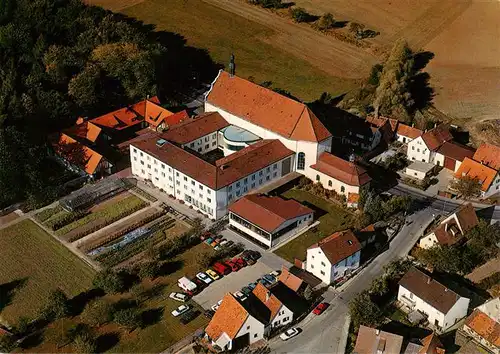 AK / Ansichtskarte  Scheinfeld Bildungshaus Kloster Schwarzenberg Fliegeraufnahme