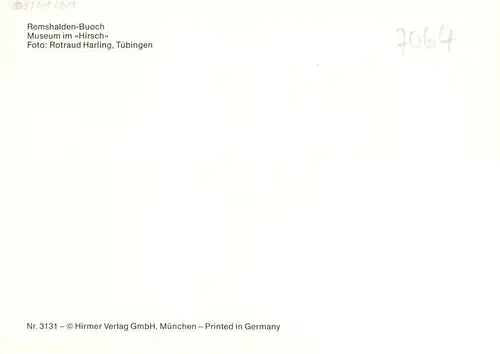 AK / Ansichtskarte  Buoch Museum im Hirsch