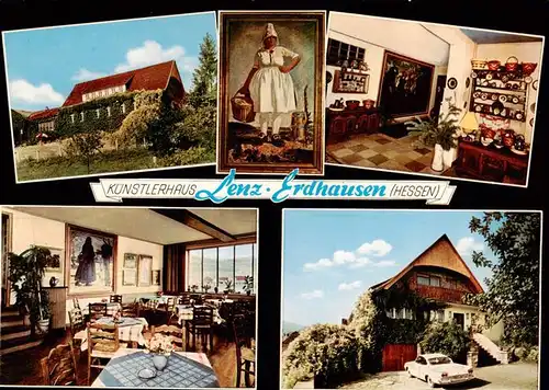 AK / Ansichtskarte  Erdhausen__Gladenbach_Hessen Kuenstlerhaus Lenz Gastraeume Park