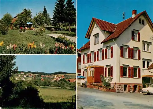 AK / Ansichtskarte 73917219 Bittelbronn_Horb Gasthof Pension Teufel Park Panorama