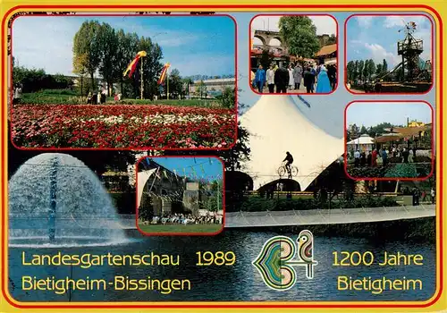 AK / Ansichtskarte  Bietigheim-Bissingen Landesgartenschau 1989 Teilansichten