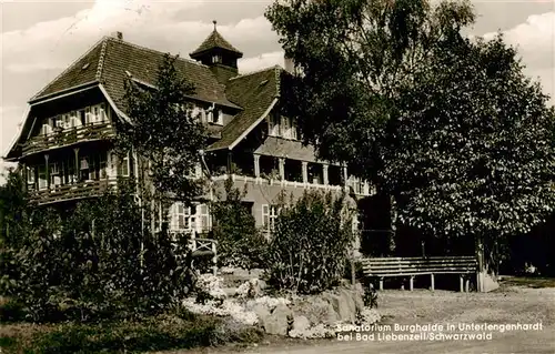 AK / Ansichtskarte  Unterlengenhardt_Bad_Liebenzell Sanatorium Burghalde