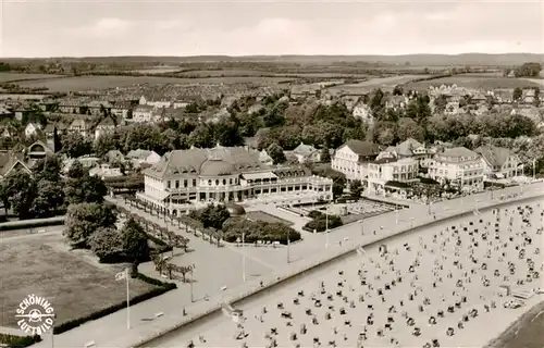 AK / Ansichtskarte  Travemuende_Ostseebad Fliegeraufnahme