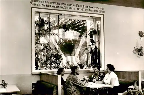 AK / Ansichtskarte  Happurg Gasthof Obere Muehle Gastraum