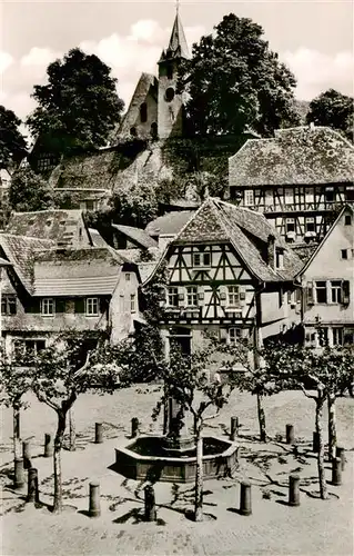 AK / Ansichtskarte  Zwingenberg_Bergstrasse Marktplatz