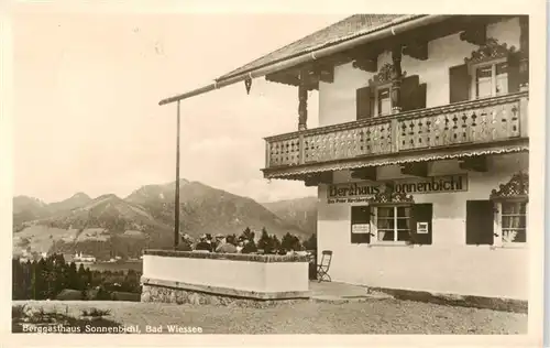 AK / Ansichtskarte  Bad_Wiessee Berggasthaus Sonnenbichel Terrasse