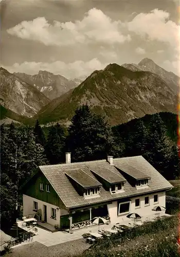 AK / Ansichtskarte 73917397 Oberstdorf Naturfreundehaus Freibergsee im Oytal Allgaeuer Alpen