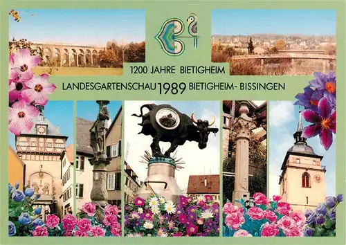 AK / Ansichtskarte 73917400 Bietigheim-Bissingen Landesgartenschau 1989 Teilansichten