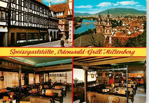 AK / Ansichtskarte  Miltenberg_Main Speisegaststaette Odenwald Grill Panorama Gastraeume