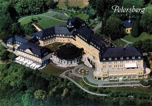 AK / Ansichtskarte  Petersberg__Koenigswinter Gaestehaus Petersberg Fliegeraufnahme