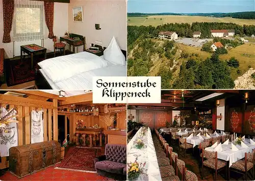 AK / Ansichtskarte  Denkingen_Wuerttemberg Sonnenstube Klippeneck Gaestezimmer Gastraeume Panorama