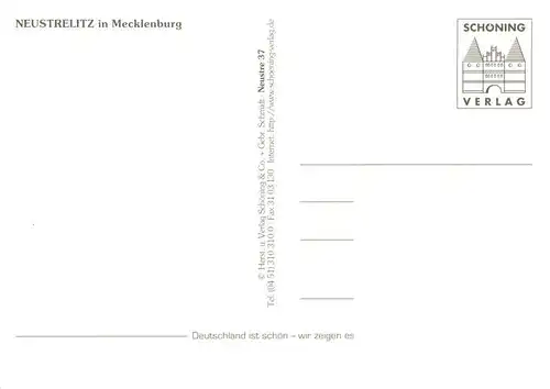 AK / Ansichtskarte 73917478 Neustrelitz Fliegeraufnahme