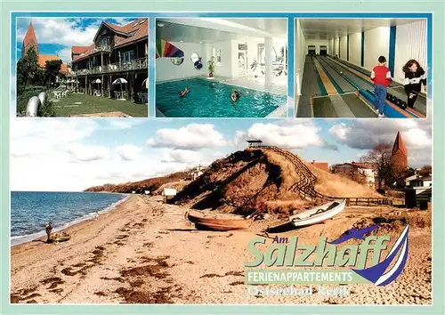 AK / Ansichtskarte  Rerik_Ostseebad Am Salzhaff Ferienappartements Hallenbad Kegelbahn Strandpartie