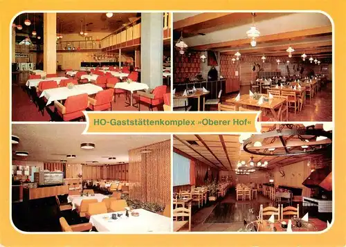 AK / Ansichtskarte  Oberhof__Thueringen HO Gaststaettenkomplex Oberer Hof Tanzbar Joel Serb Bauernrestaurant Mokkabar Jaegerrestaurant