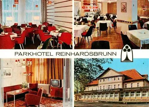 AK / Ansichtskarte 73917594 Reinhardsbrunn Mokkastube Restaurant Appartement Ansicht