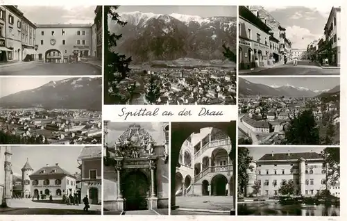 AK / Ansichtskarte 73917613 Spittal_Drau_Kaernten_AT Orts und Teilansichten Panorama