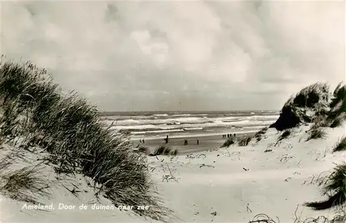 AK / Ansichtskarte  Ameland_NL Door de duinen maar zee