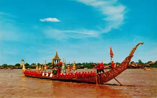 AK / Ansichtskarte 73917646 Bangkok_Thailand Suwanna Hongse Barge in celebration of twentyfifth century of Buddhism