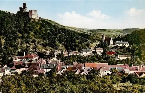 AK / Ansichtskarte  Senftenberg_Kremstal_Niederoesterreich_AT Panorama mit Burgruine