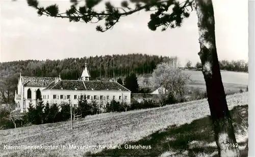 AK / Ansichtskarte 73917680 Mayerling_Baden_Niederoesterreich_AT Karmeliterinnenkloster Kirche und Gaestehaus