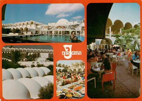 AK / Ansichtskarte 73917690 Jerba_Djerba_Tunesie Hotel Dar Jerba Freibad Terrasse
