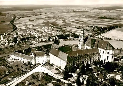AK / Ansichtskarte  Neresheim Fliegeraufnahme mit Schloss