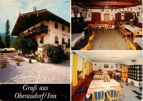 AK / Ansichtskarte  Oberaudorf_Inn Gasthaus Zum Ochsenwirt Gastraeume