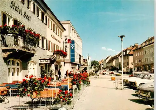 AK / Ansichtskarte  Freilassing Hauptstrasse Hotel Post