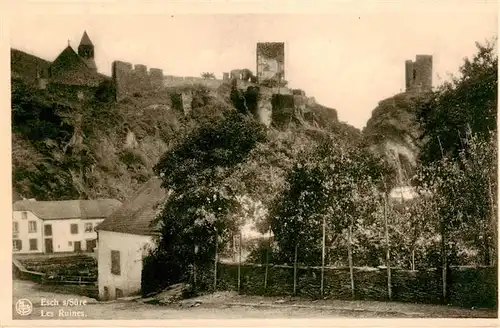 AK / Ansichtskarte 73917820 Esch-sur-Sure Les Ruines