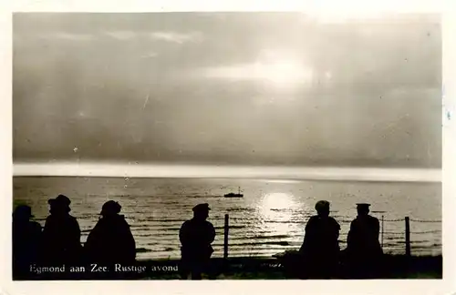 AK / Ansichtskarte  Egmond__aan_Zee_NL Rustige avond