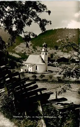 AK / Ansichtskarte  Thierbach_Wildschoenau_Tirol_AT Panorama mit Kirche