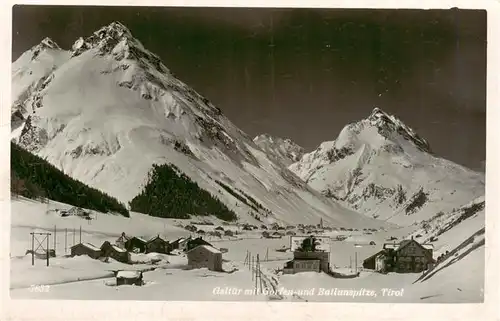 AK / Ansichtskarte  Galtuer_Tirol mit Gorfen und Ballunspitze