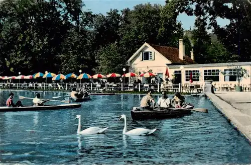 AK / Ansichtskarte  Baden__Wien_AT Teich im Doblhoflpark