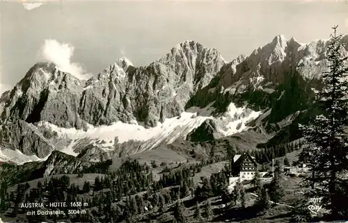 AK / Ansichtskarte  Austriahuette_1638m_Dachstein_AT Fliegeraufnahme