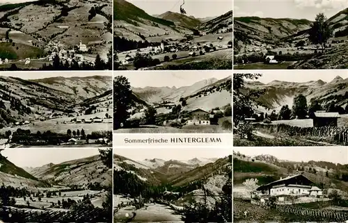 AK / Ansichtskarte  Hinterglemm_Saalbach Panorama Simonshof Talschluss Kottingbauer