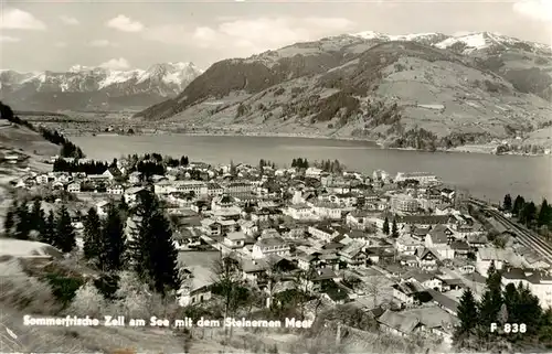 AK / Ansichtskarte  Zell_See_AT Fliegeraufnahme mit dem Steinernen Meer