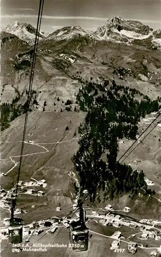 AK / Ansichtskarte  Lech_Vorarlberg Ruefikopfseilbahn mit Mohnenfluh