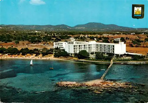 AK / Ansichtskarte  Santa_Eulalia_del_Rio_Ibiza_ES Hotel SArgamassa Fliegeraufnahme