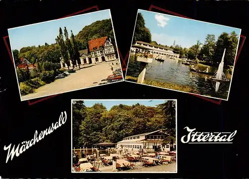 AK / Ansichtskarte  Solingen Weck Ittertal Maerchenwald Gondelteich Freiterrasse