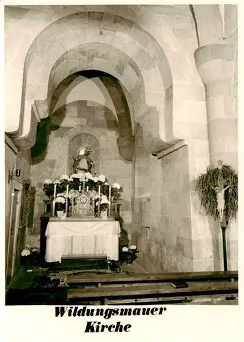 AK / Ansichtskarte  Wildungsmauer_Niederoesterreich_AT Kirche Altar