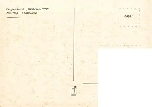 AK / Ansichtskarte 73917954 Den_Haag_La_Haye_NL Kampeerterrein Ockenburg Loosduinen Fliegeraufnahme