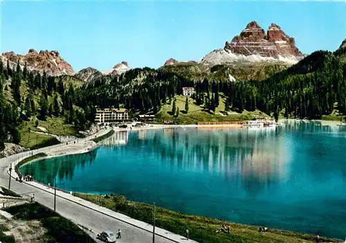 AK / Ansichtskarte 73917960 Dolomiti__Dolomiten_IT Lago di Misurina Tre Ceime di Lavaredo 