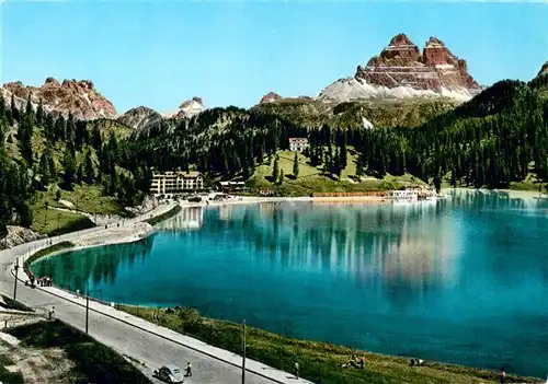 AK / Ansichtskarte  Dolomiti__Dolomiten_IT Lago di Misurina Tre Ceime di Lavaredo 