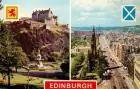 AK / Ansichtskarte 73918024 Edinburgh__Scotland_UK The Castleand Gardens Panorama