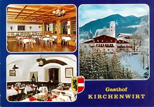 AK / Ansichtskarte  Gries_Pinzgau Gasthof Kirchenwirt Gastraeume