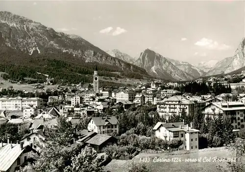 AK / Ansichtskarte  Cortina_d_Ampezzo_IT verso il Col Rosa