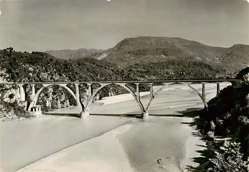AK / Ansichtskarte  Pinzano_Pinzagen_Suedtirol_IT Ponte sul Tagliamento sullo stretto di Pinzano