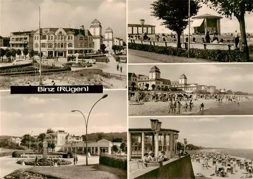 AK / Ansichtskarte  Binz_Ruegen Hotels Strandpartien