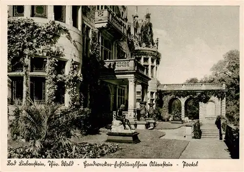 AK / Ansichtskarte 73918318 Bad_Liebenstein Handwerker Erholungsheim Altenstein Portal